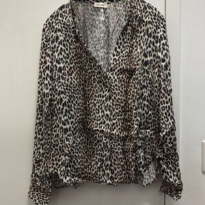 Zadig and Voltaire animal print blouse